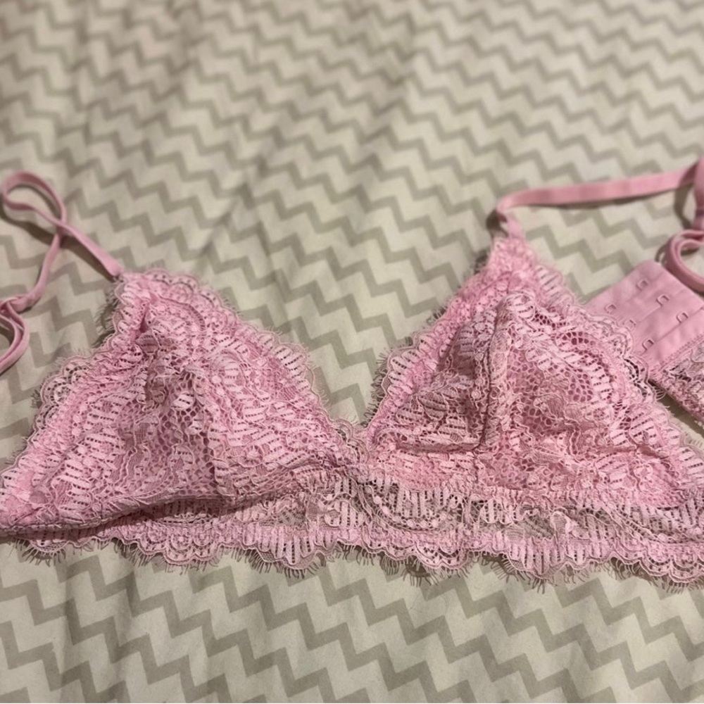 Pink bra